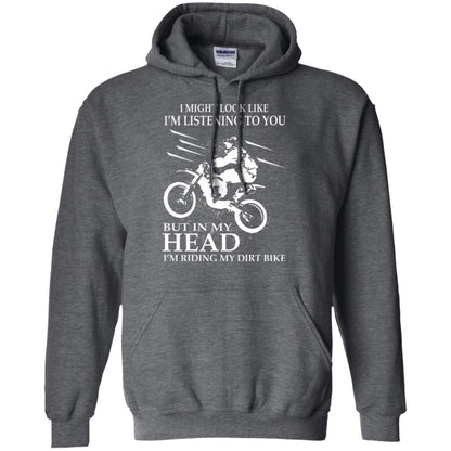 Motocross T-shirt I'm Riding My Dirt Bike Dark Heather