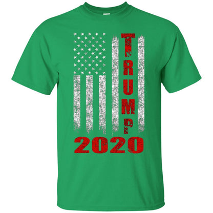 American Flag Vintage Design Trump 2020 T-shirt Irish Green