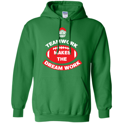 Football T-shirt TeamWork Makes The Dreamwork Irish Green