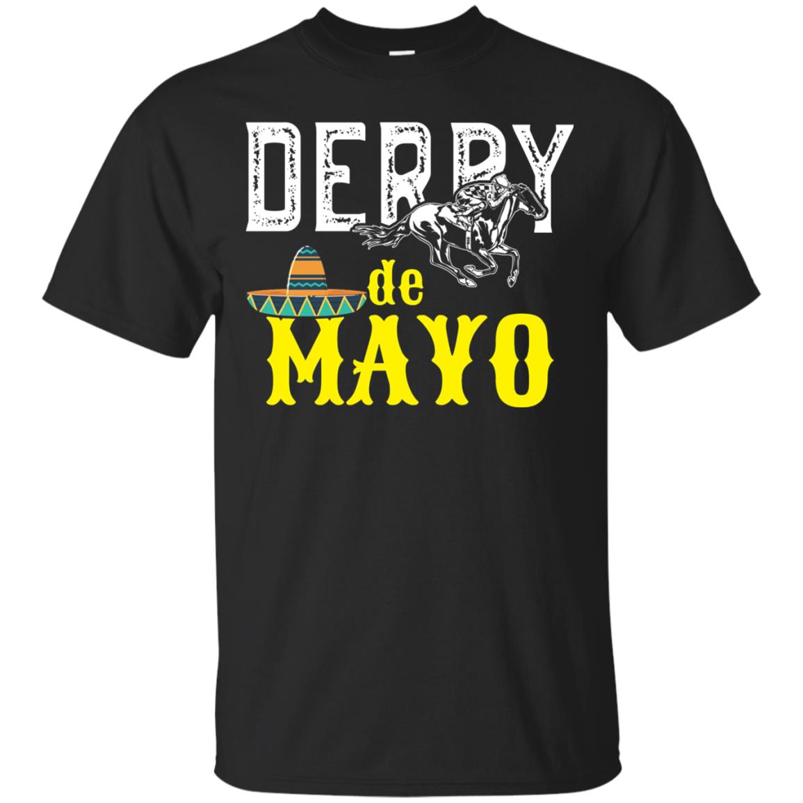 Cinco Derby De Mayo Horse Race Shirt Black