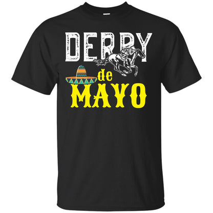 Cinco Derby De Mayo Horse Race Shirt Black