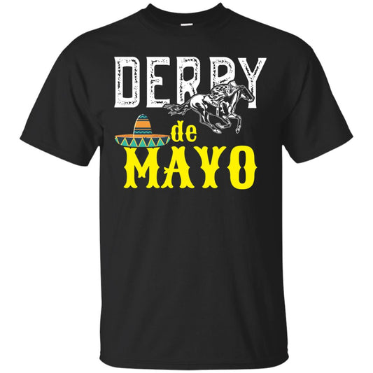 Cinco Derby De Mayo Horse Race Shirt Black
