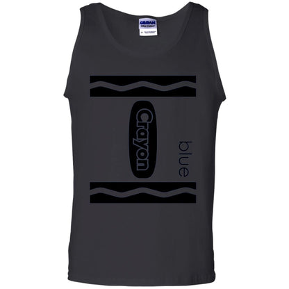 Blue Crayon Halloween Couple Friend Group Costume T-shirt Black