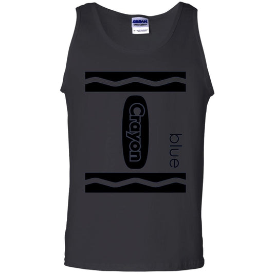 Blue Crayon Halloween Couple Friend Group Costume T-shirt Black