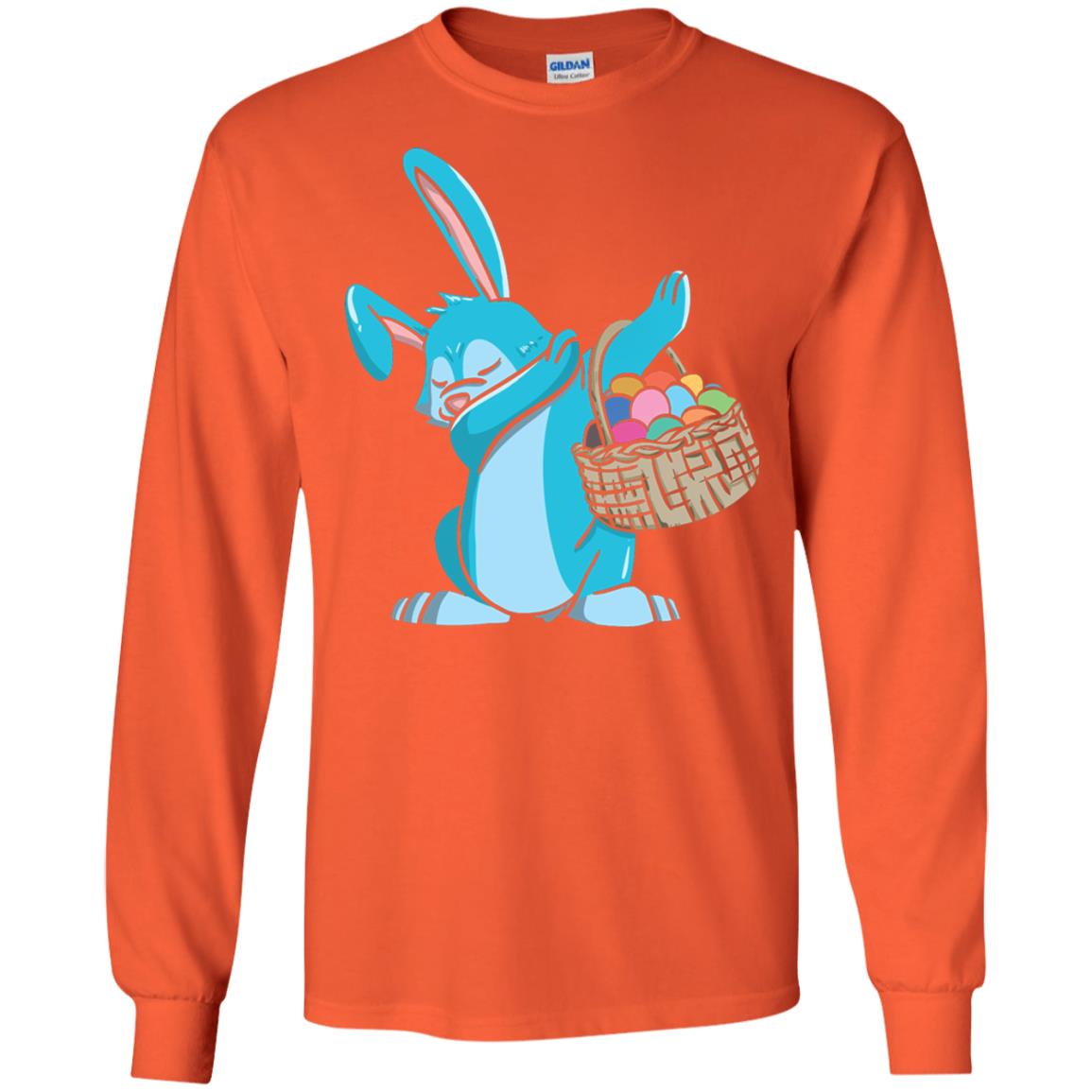 Easter Bunny Dab Easter Shirt Orange