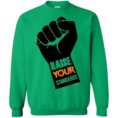 Raise Your Standards Motivatitonal Fitnoquit T-shirt Irish Green