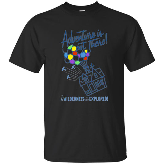 Adventure Is Out There T-shirt Black