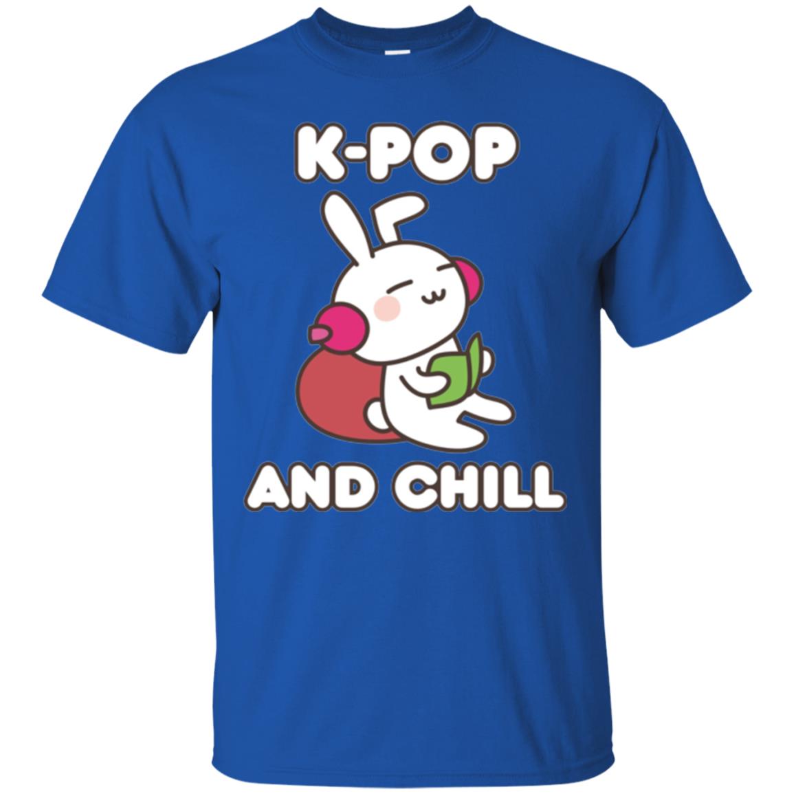K-pop T-shirt K-pop And Chill Royal