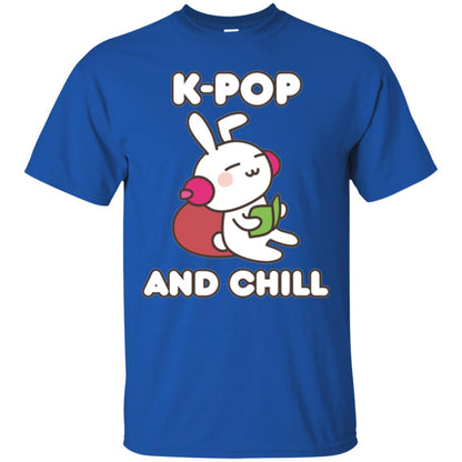 K-pop T-shirt K-pop And Chill Royal