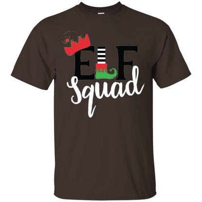 Christmas T-shirt Elf Squad Dark Chocolate
