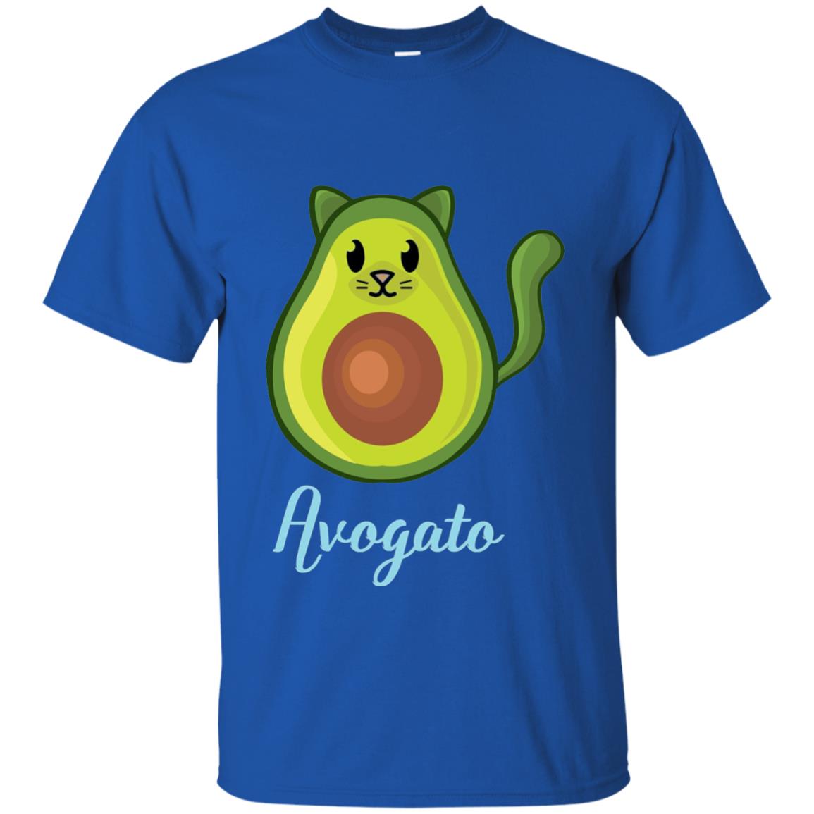 Avogato Avocado Cat Funny Avocato T-shirt Royal