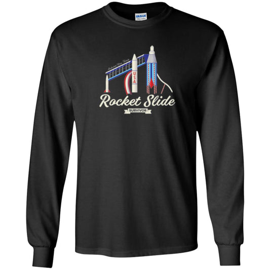 I Survived The Rocket Slide T-shirt Black