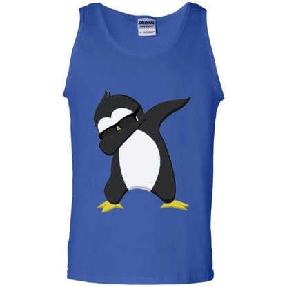 Chirstmas T-shirt Dabbing Penguin Royal