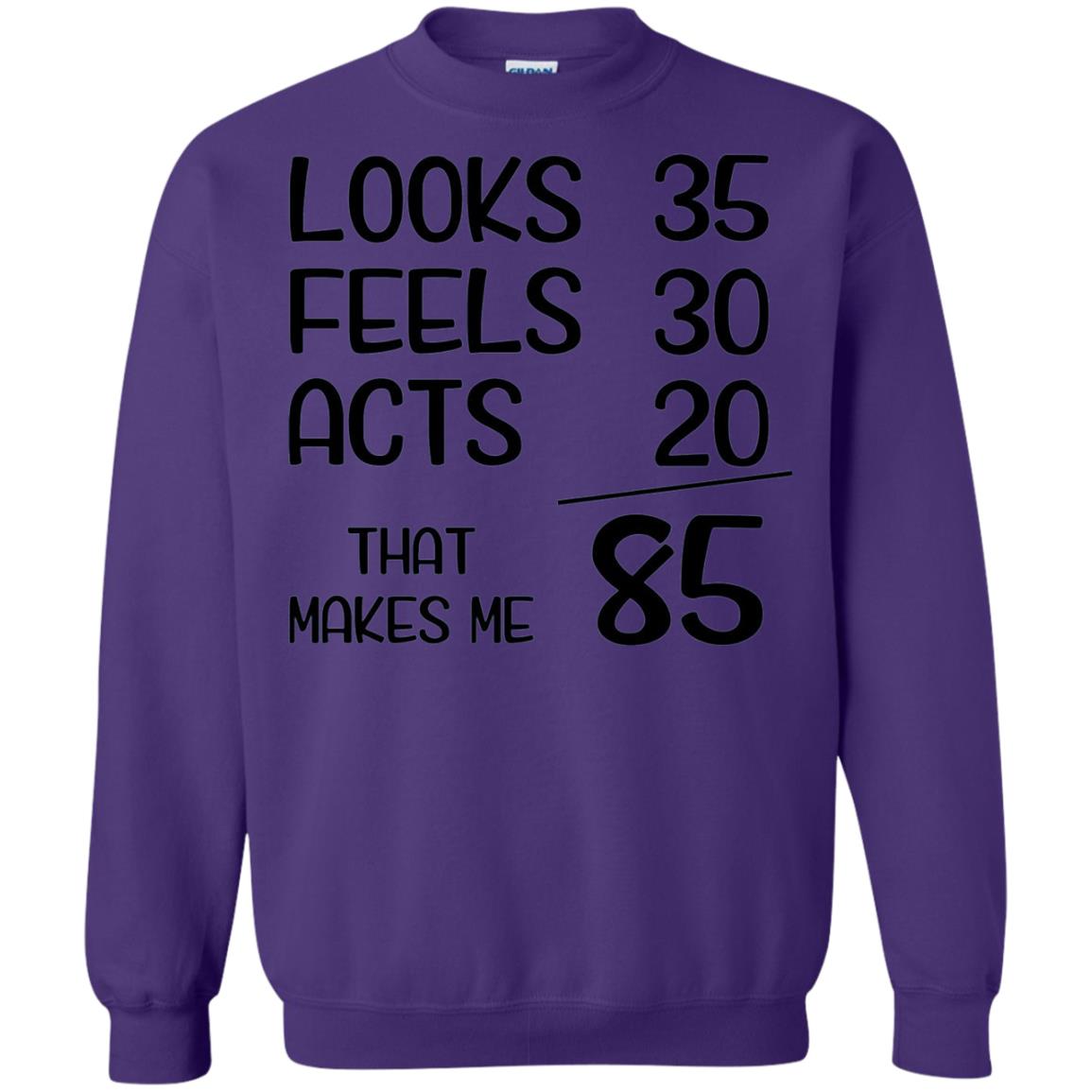Funny 1933 85 Years Old 85th Birthday T-shirt Purple