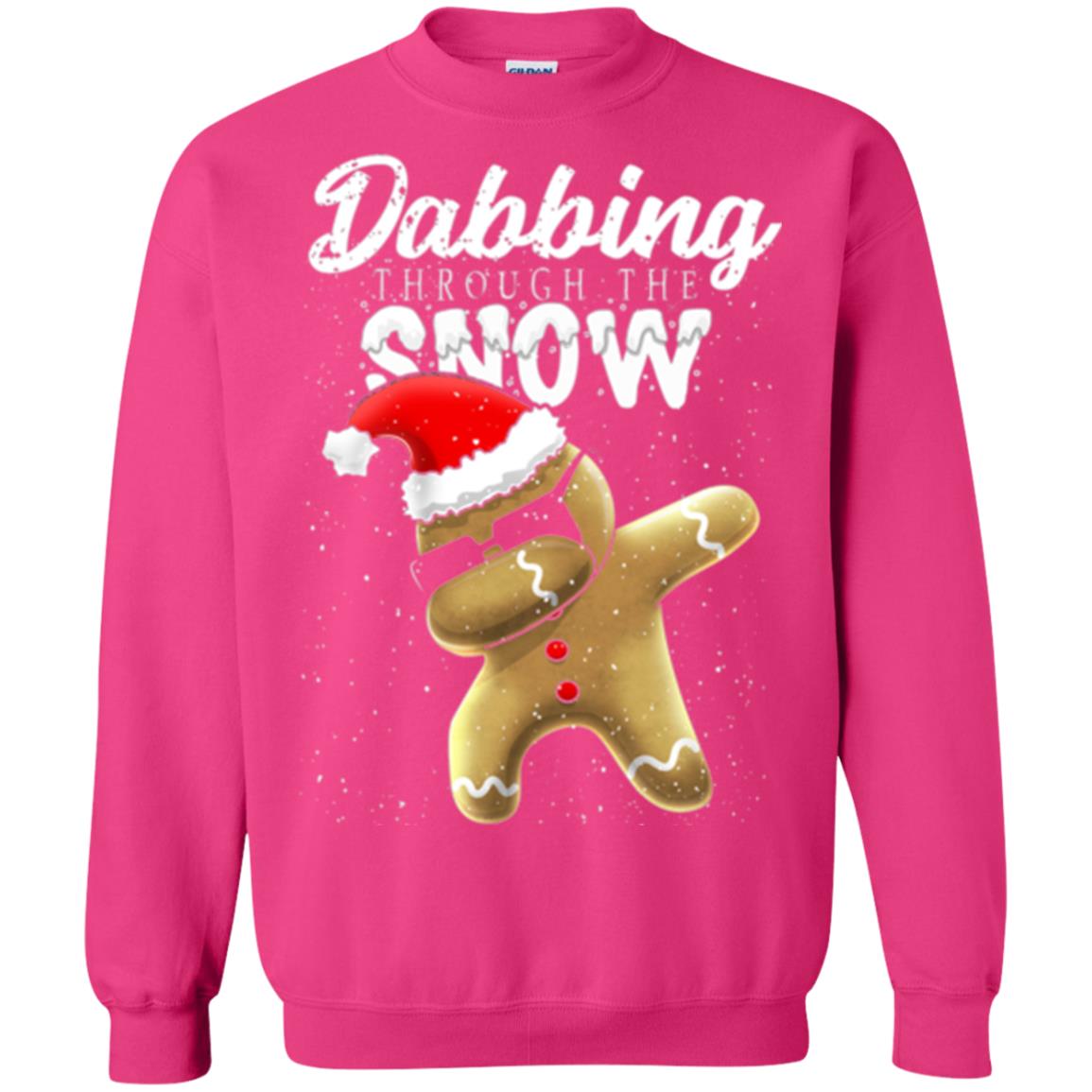 Dabbing Gingerbread T-shirt Dabbing Through The Snow Heliconia