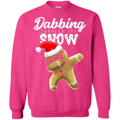 Dabbing Gingerbread T-shirt Dabbing Through The Snow Heliconia