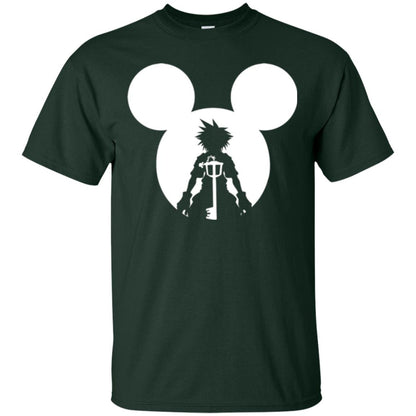 Mickey Lovers T-shirt Disney Kingdom Hearts Forest Green
