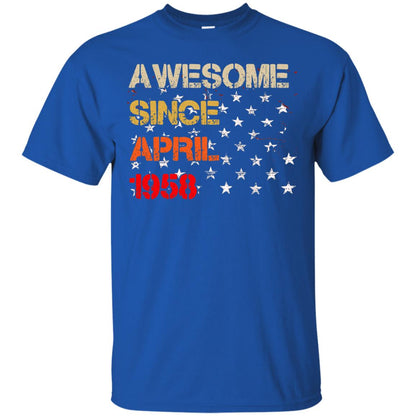 Born In April 1958 60th Birthday Awesome Since April 1958 Royal