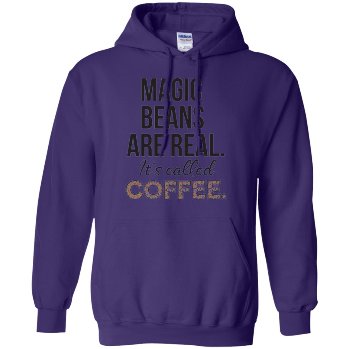 Coffee Lovers T-shirt Magic Beans Are Real It_s Called Coffee Purple