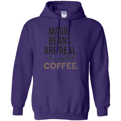 Coffee Lovers T-shirt Magic Beans Are Real It_s Called Coffee Purple
