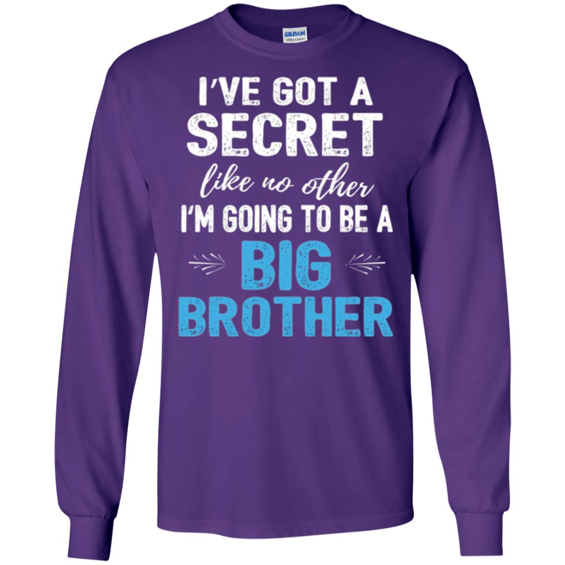 Brother Announcement T-shirt I_ve Got A Secret Like No Other Purple