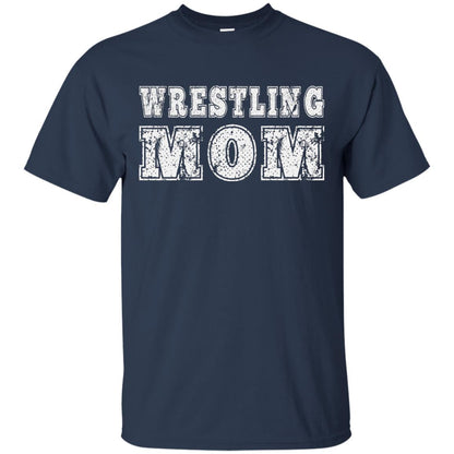 Wrestling Mom Mommy T-shirt Navy
