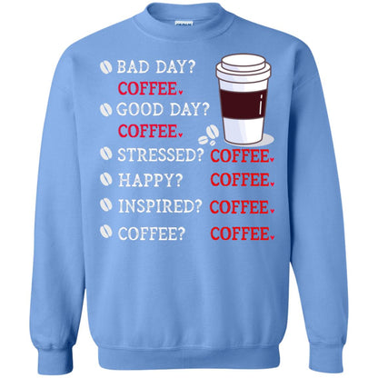 Coffee Idea Gift Shirt For Mens Womens Carolina Blue