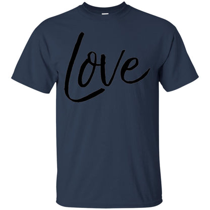 Black Love T-shirt Valentine_s Day Navy