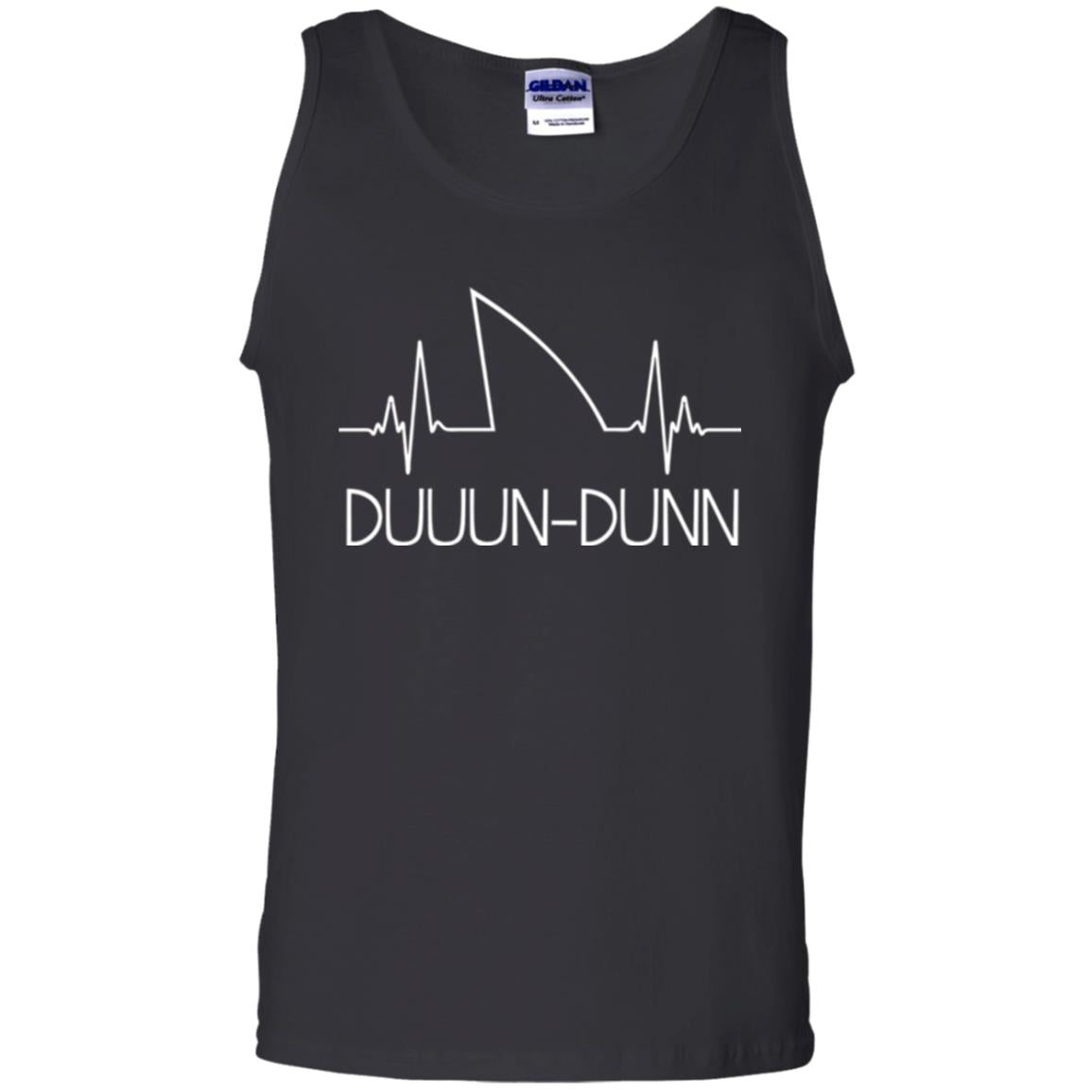 Funny Shark Shirt Feat. Shark Heartbeat Shark Lovers T-shirt Black