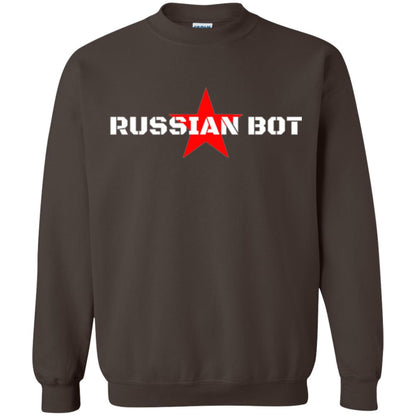 Political T-shirt Russian Bot Star T-shirt Dark Chocolate