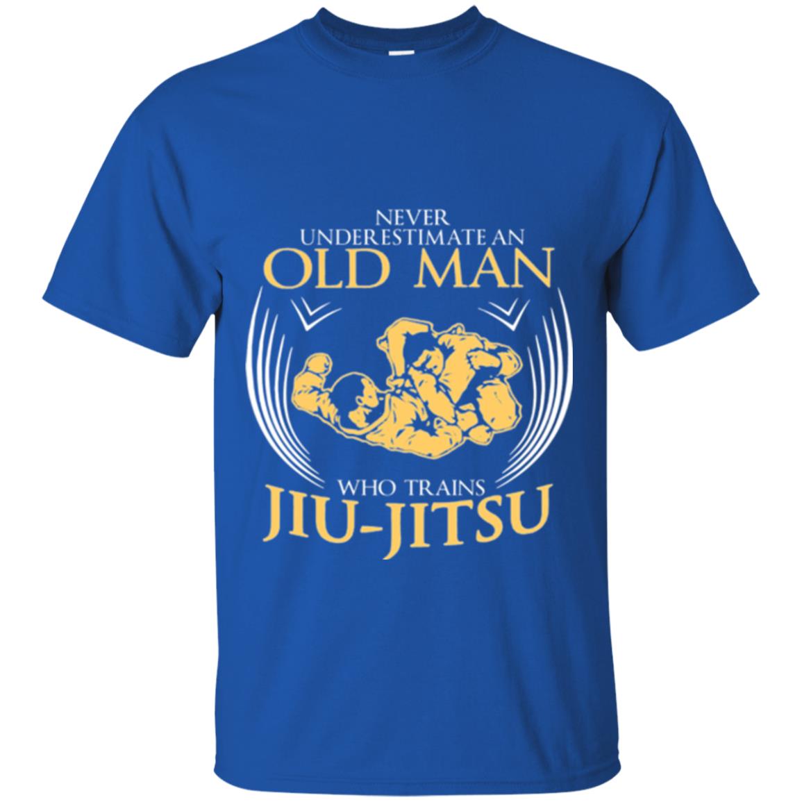 Old Man Who Trains Jiu Jitsu Jiu Jitsu T-shirt Royal