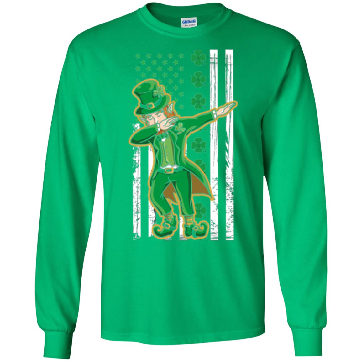 Dabbing Leprechaun St. Patrick's Day T-shirt Irish Green