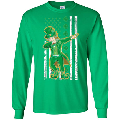 Dabbing Leprechaun St. Patrick's Day T-shirt Irish Green