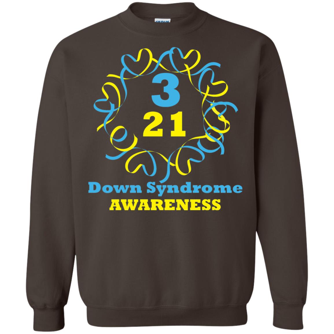 Down Syndrome Awareness T Shirt Dark Chocolate