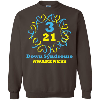 Down Syndrome Awareness T Shirt Dark Chocolate