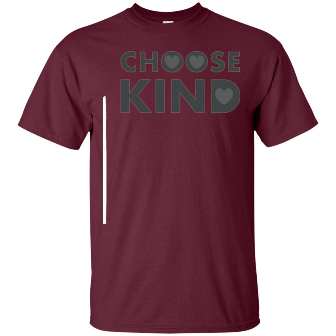 Anti Bullying T-shirt Choose Kind Maroon