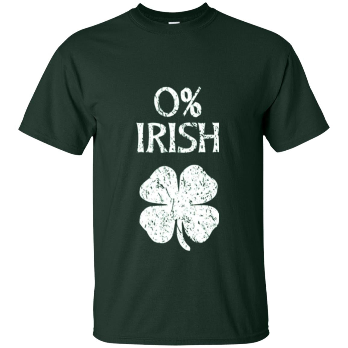 St. Patrick Day T-shirt Shamrocks 0_ Irish Vintage Forest Green