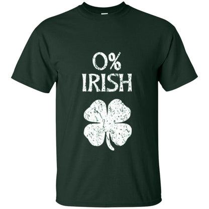 St. Patrick Day T-shirt Shamrocks 0_ Irish Vintage Forest Green