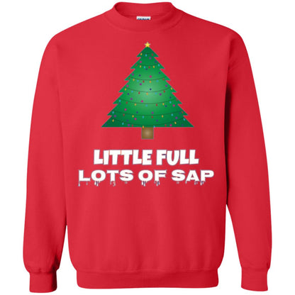 Christmas T-shirt Little Full Lots Of Sap Red