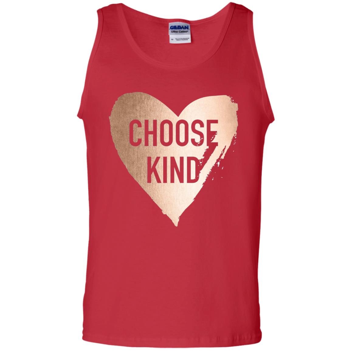 Choose Kind Anti Bullying Rose Gold T-shirt Red