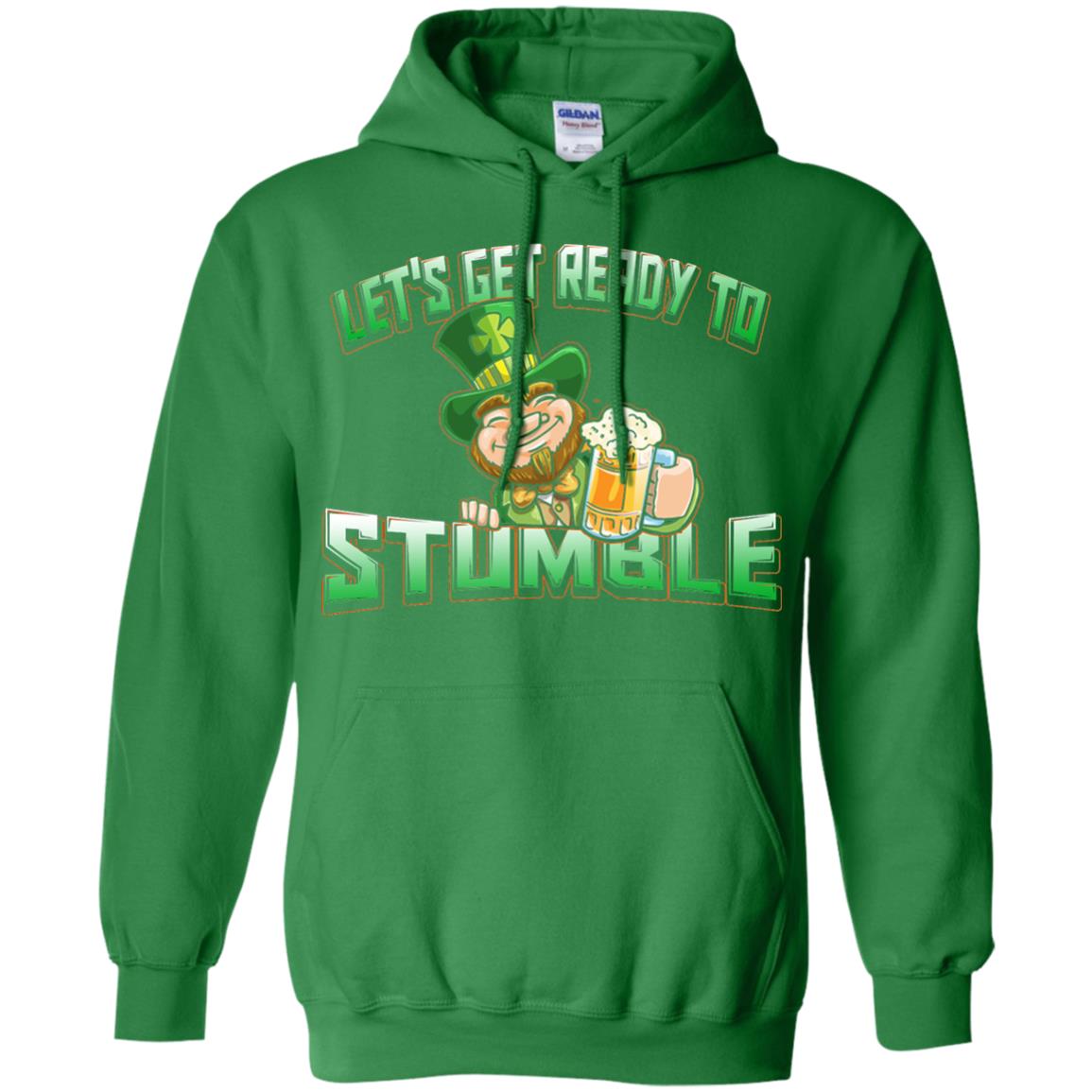 St.patrick_s Day T-shirt Let_s Get Ready To Stumble Irish Green