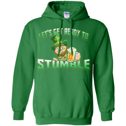 St.patrick_s Day T-shirt Let_s Get Ready To Stumble Irish Green
