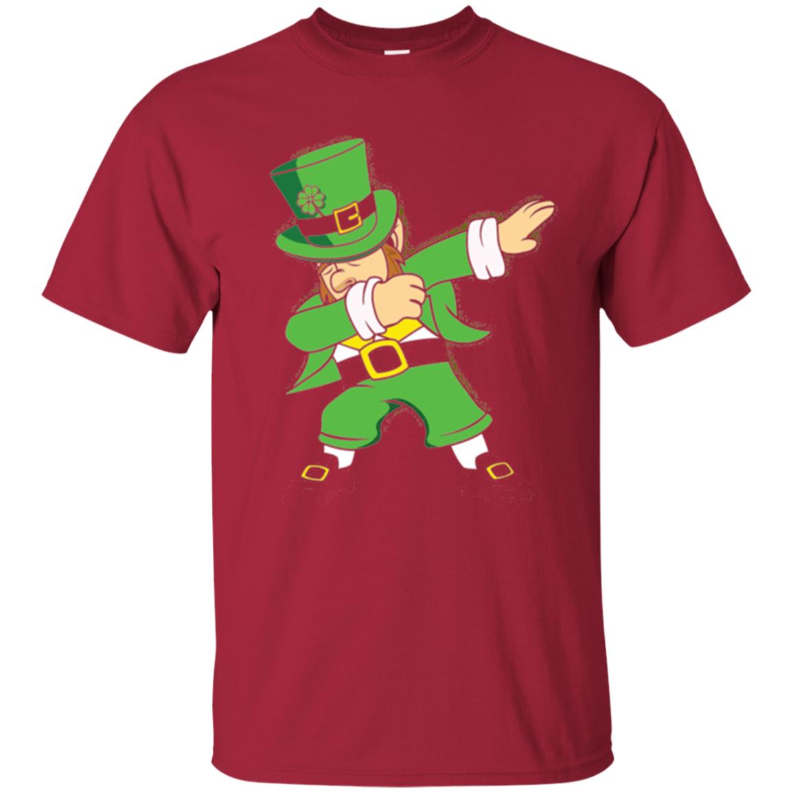 St. Patrick_s Day T-shirt Irish Dabbing T-shirt Cardinal