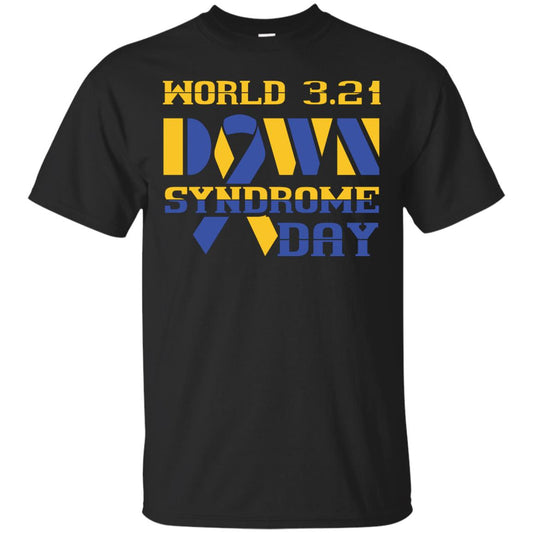 World 3.21 Down Syndrome Day Gift Shirt For Men Or Women Black