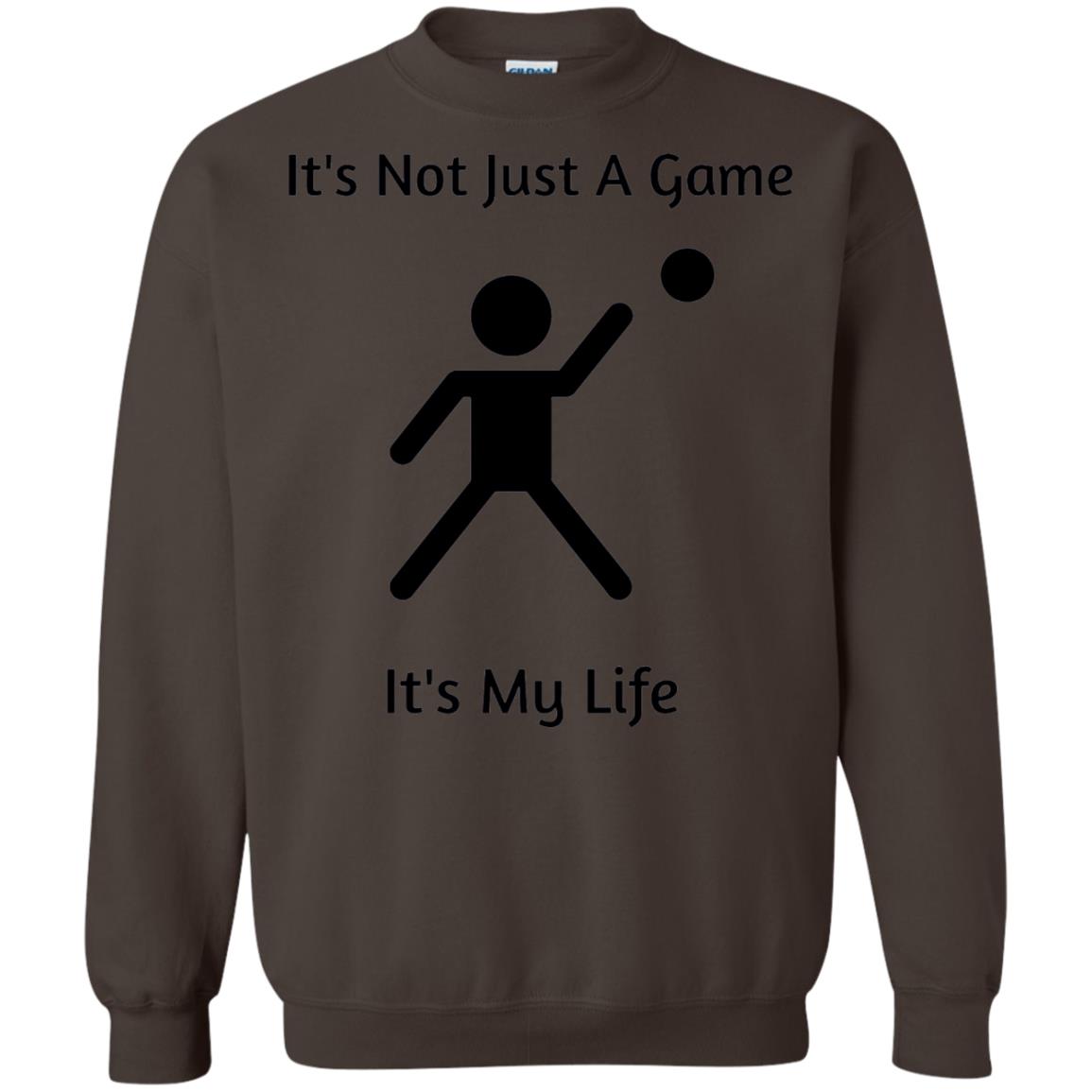 Basketball Shirt Its Not Just A Game Its My Life Dark Chocolate