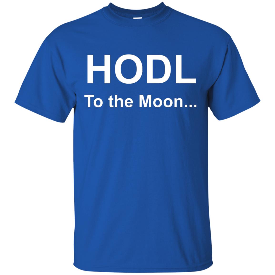 Bitcoin Cryptocurrency T-shirt Royal