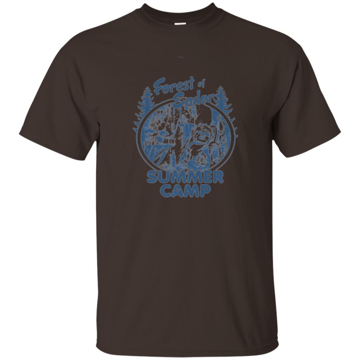 Film T-shirt Wicket Ewoks Endor Forest Summer Camp Dark Chocolate
