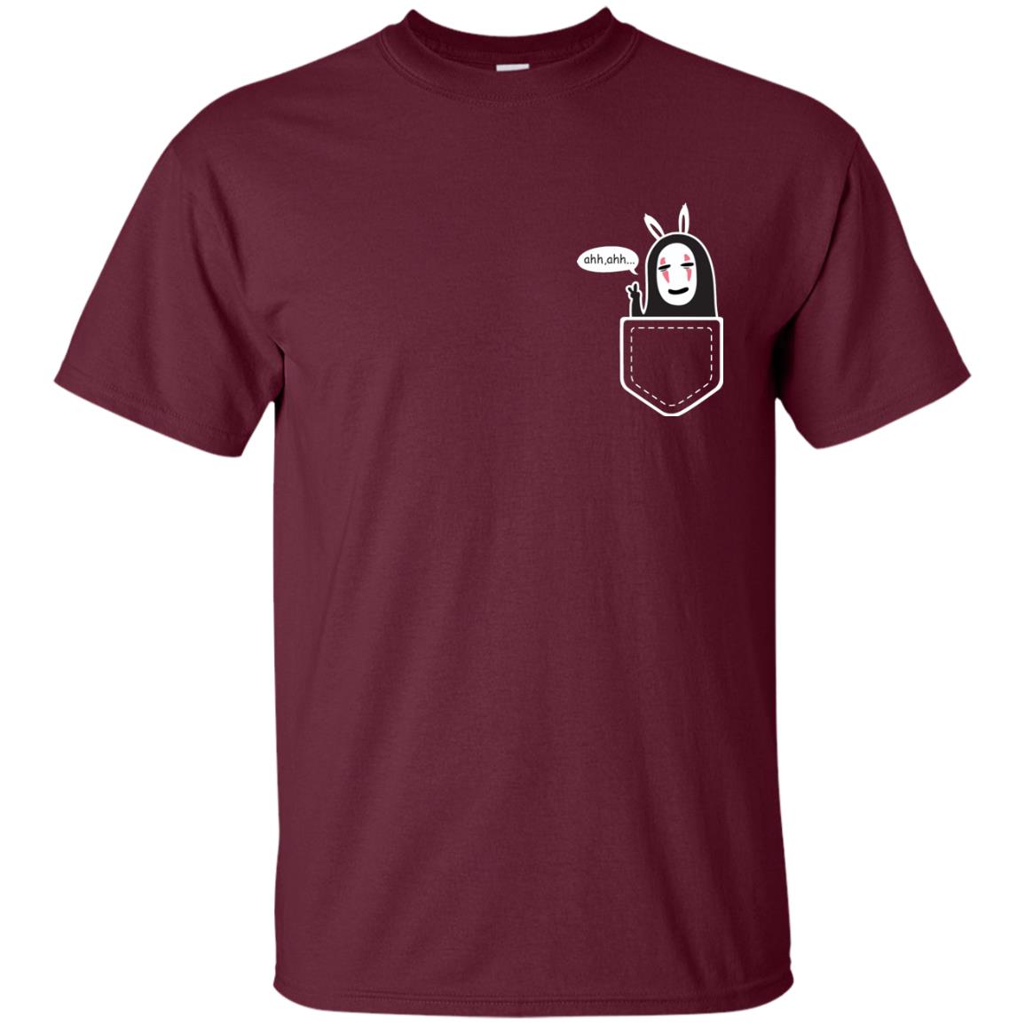 Kaonashi In Pocket Shirt Maroon