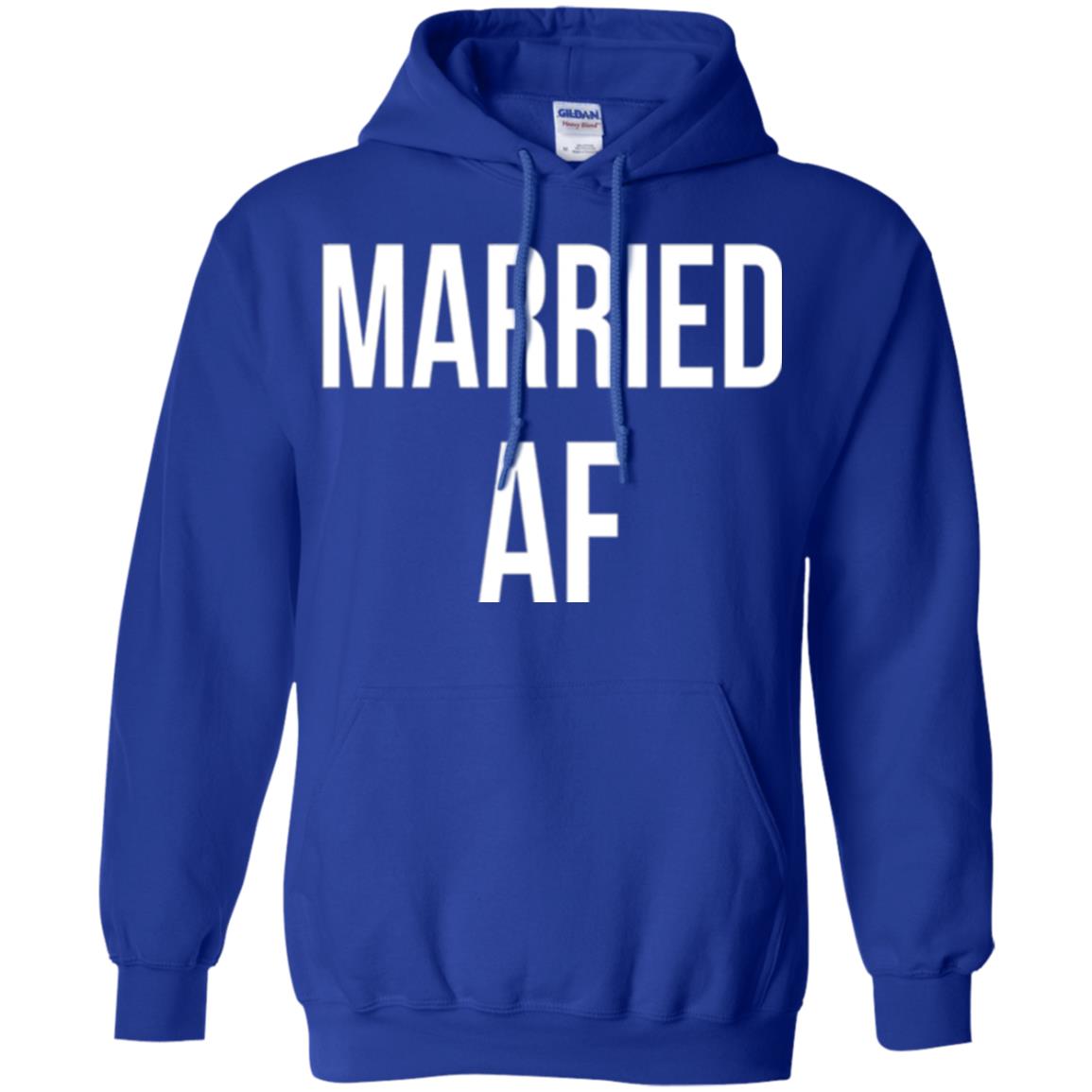 Married Af Funny T-shirt Royal
