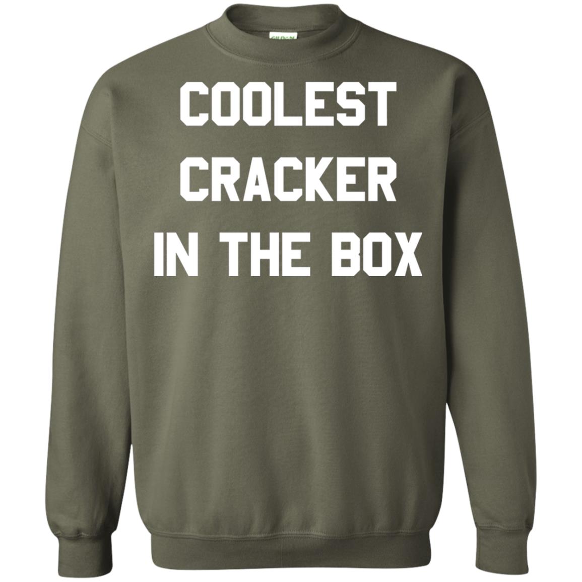 Coolest Cracker In The Box T-shirt Military Green